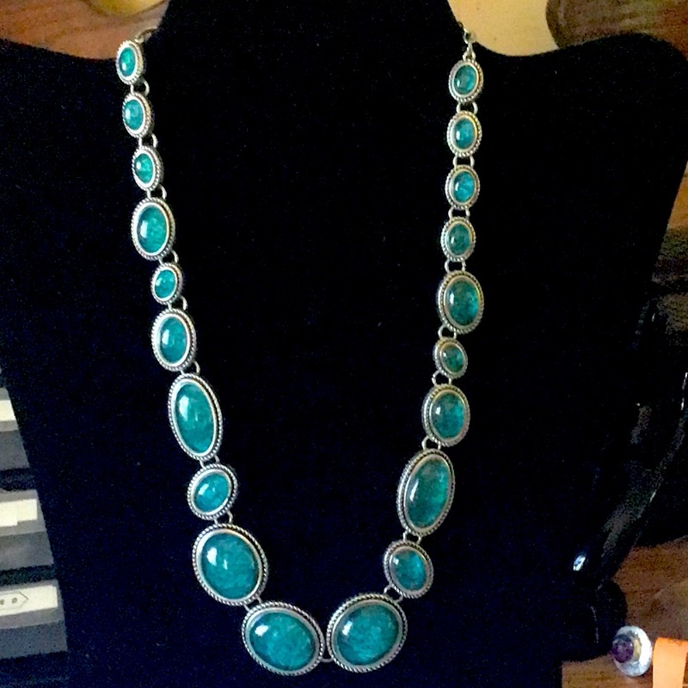 Stunning vintage Napier blur stone necklace